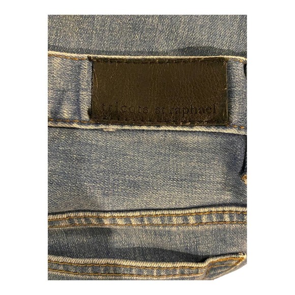 Tricots St Raphael Jeans Mens 34x30 Med Wash Denim Cotton Blend Tapered Leg - Picture 3 of 5